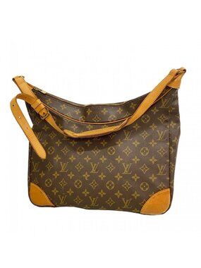 Louis Vuitton Shoulder Bag Monogram Boulogne 35 Brown